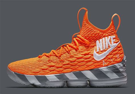 Nike Lebron 15 Orange Box Nike Air Shoes Nike Basketball Shoes