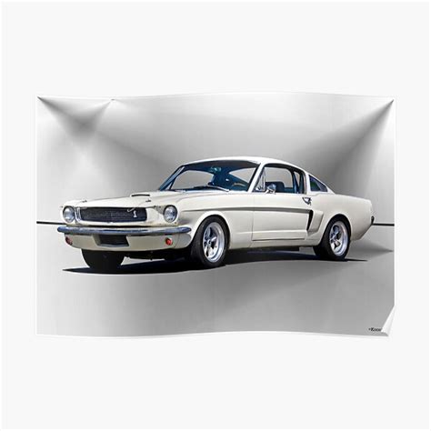 1966 Ford Mustang Gt350 Poster For Sale By Davekoontz Redbubble