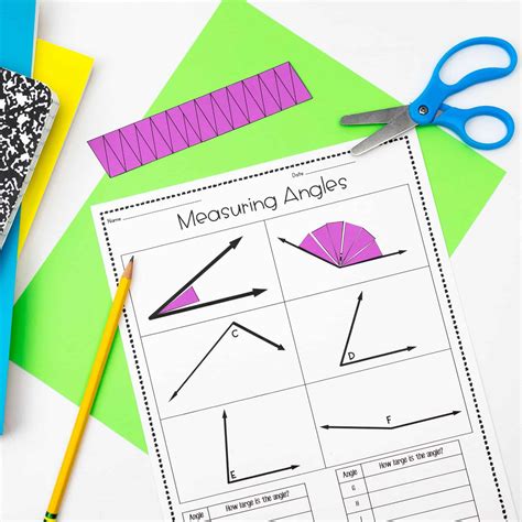 Measuring Angles Worksheet Teacher Made Resources Worksheets Library