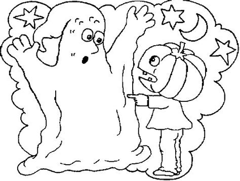 Dibujo De Fantasma Para Colorear Y Pintar 42365