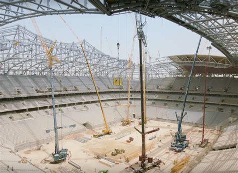 Gallery of These Time-Lapses Capture the Construction of the 2022 Qatar ...