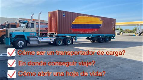 COMO INICIAR EN EL TRANSPORTE DE CARGA PESADA EN COLOMBIA YouTube