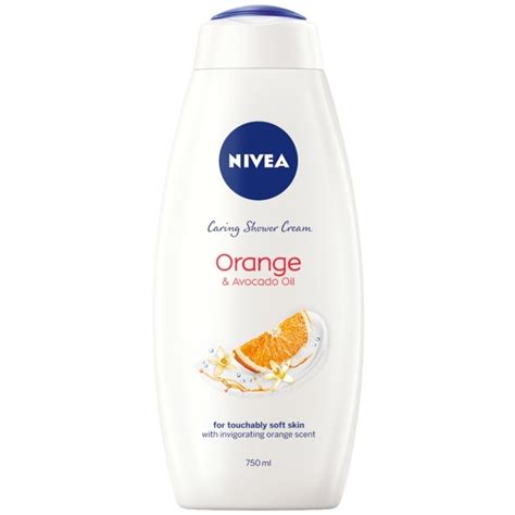 Nivea Caring Shower Cream Ml Orange Avocado Oil Kun Kr