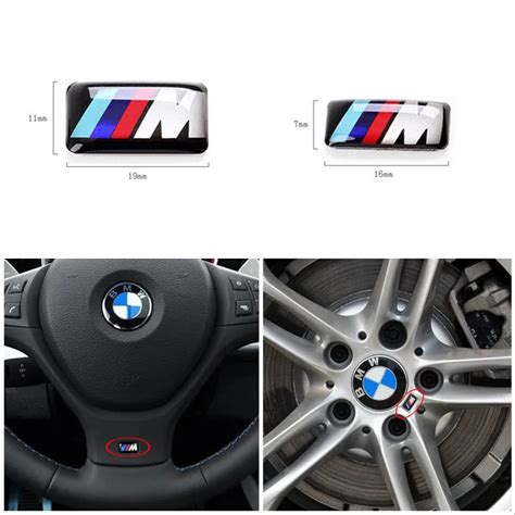 Pcs Pcs Bmw E E E E E E F F M Logo Auto Lenkrad Mitte