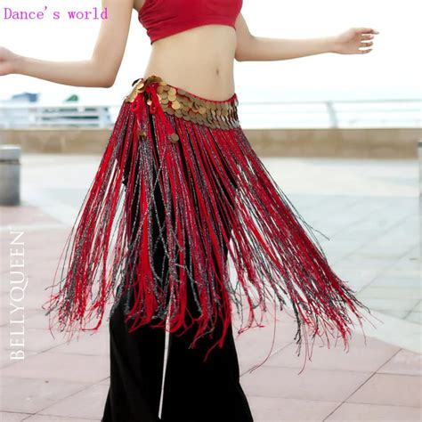 Wholesale Dance Skirt Sexy Tassel Belly Dance Clothes Women Belly Dance Hip Scarf Girls Dance