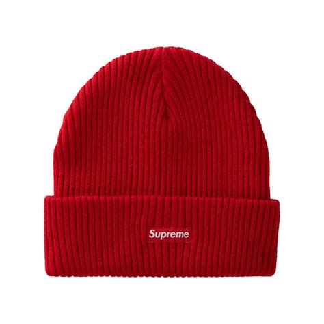 Supreme Wide Rib Beanie Redsupreme Wide Rib Beanie Red Ofour