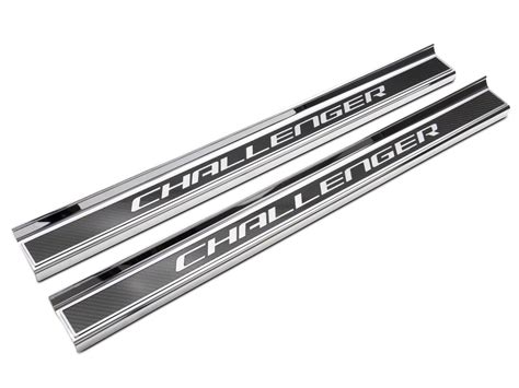 Challenger Door Sill Plates; Carbon Fiber (08-23 Challenger) - Free Shipping