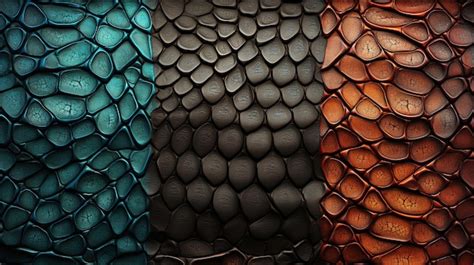 Premium AI Image | illustration of alligator skin tiles texture