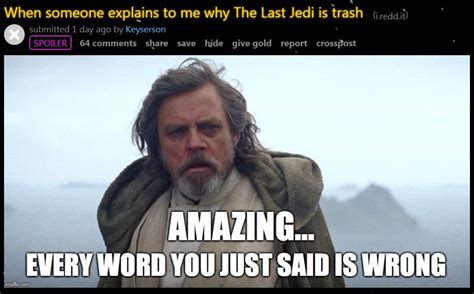 Star wars the last jedi bad meme - booksvlero