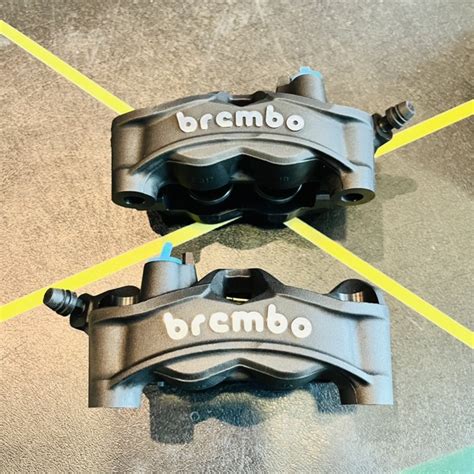 Brembo Stylema Mm Black Left Right Set Kiri Kanan Hitam