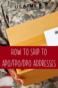 How To Ship To APO FPO DPO Addresses Cutting For Business