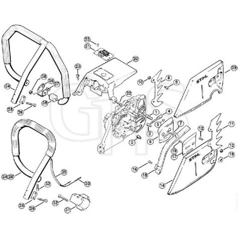 Genuine Stihl Av K Chain Sprocket Cover Handlebar Ghs