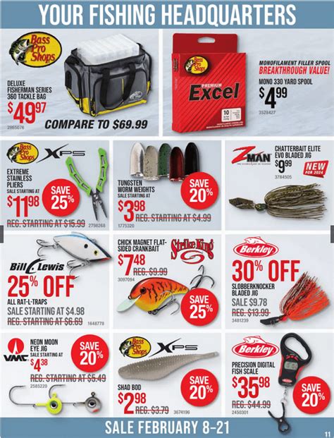 Bass Pro Shops Fishing, Marine and Boating Sale Feb 08 – Feb 21, 2024