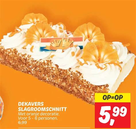 DEKAVERS SLAGROOMSCHNITT Aanbieding Bij Dekamarkt