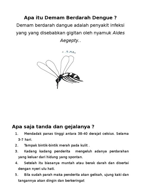 PDF Apa Demam Berdarah Dengue DOKUMEN TIPS