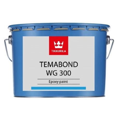 Tikkurila Temabond WG 300 - двухкомпонентная эпоксидная краска для ...