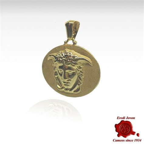 Cammeo Ciondolo Oro Medusa Eredi Jovon Venezia