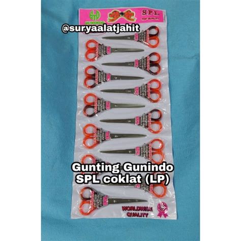 Jual Gunting Gunindo SPL 15 5cm GA04 Coklat Rp 7 500 1pcs Shopee