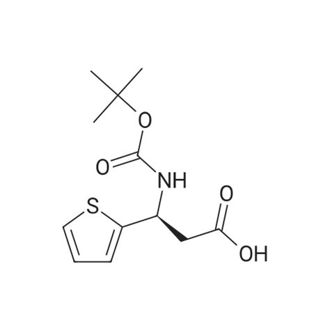 500770 66 1 S 3 Tert Butoxycarbonyl Amino 3 Thiophen 2 Yl