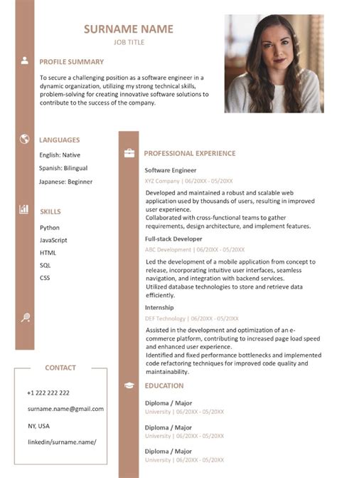 Engineer Resume Example & Guide (Free Word Download)