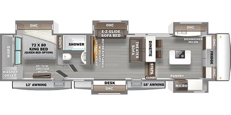 2023 Forest River RiverStone 391FSK Fifth Wheel Specs