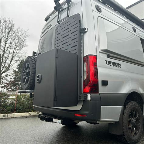 Mercedes Sprinter Rear Door Cargo Racks Accessories Nomadic Supply