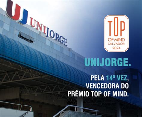 Unijorge é reconhecida pela 14ª vez o Prêmio Top Of Mind Unijorge