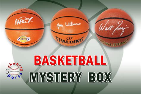 Schwartz Sports Basketball Superstar Signed Basketball Mystery Box