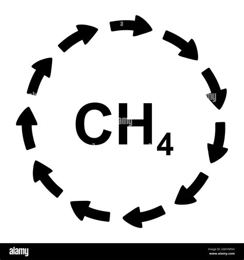 Methane and arrows Stock Photo - Alamy