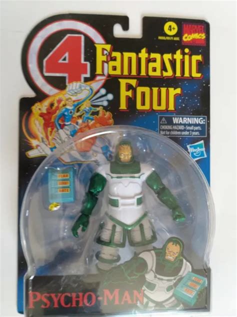 Hasbro Marvel Legends Series Retro Fantastic Four Psycho Man Action