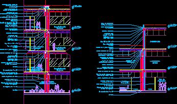 Corte Por Fachada En Dwg Kb Librer A Cad