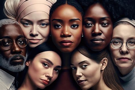premium photo diverse group  individuals   races