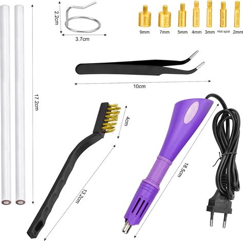 Goohome Diy Hotfix Rhinestone Applicator Tool Kit Include Hot Fix Applicator Wand Boxes Hot