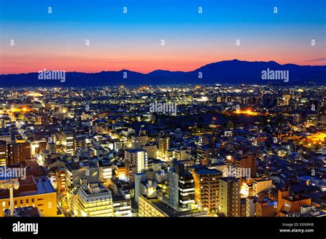 Kyoto City night in Japan, view from Kyoto Tower Stock Photo: 69321039 - Alamy