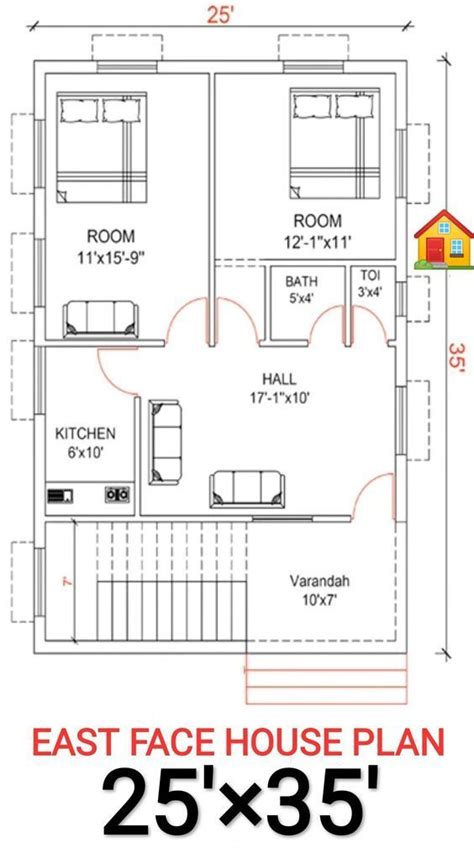 Two BHK House Plan With Images Factors For Selection And Benefits