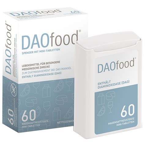 DAOfood Diaminoxidase Enzym Tabletten 60Stk