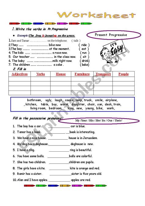 General Review Of Tenses Esl Worksheet By Pirchy 13e