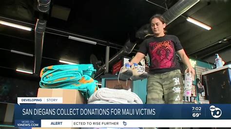 San Diegans Fill Hundreds Of Boxes Of Donations For Maui Fire Victims