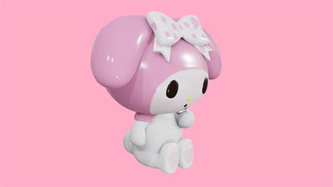 Stl File My Melody 🐱 ・3d Print Design To Download・cults