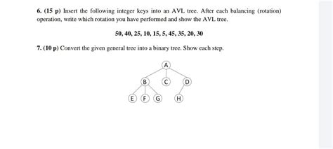 Solved P Insert The Following Integer Keys Into An Chegg