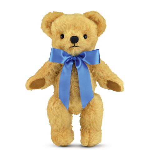 Merrythought London Curly Gold Teddy Bear 36cm Harrods Uk