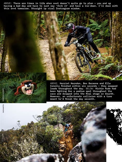 Flyer Zine Enduro World Cup R Maydena Tasmania