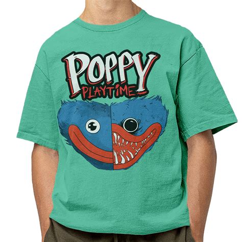 Poppy Playtime Fang Face Huggy Wuggy Experiment 1170 Mens And Womens Short Sleeve T Shirt Cool