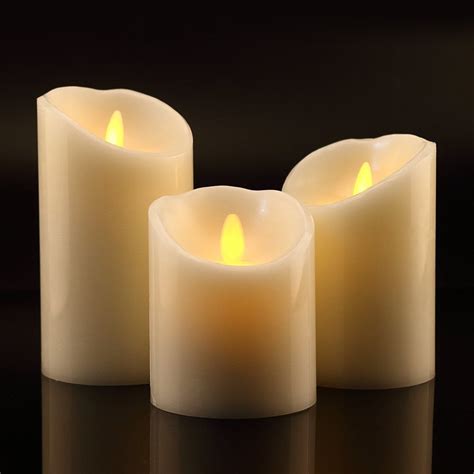 Vinkor Flameless Candles Flickering Flameless Candles Set Decorative