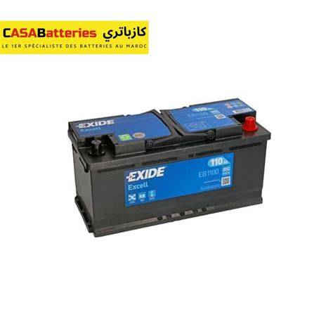 EXIDE EXCEL EB1100 L6 12V 110 Ah 850 A BATTERIE VOITURE CasaBatteries