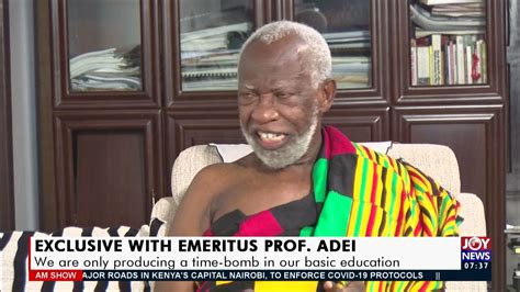 Educational System At The Basic Level Horrible In Ghana Emeritus Prof