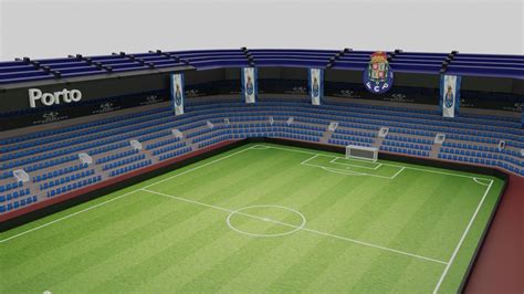 3D model Porto Football Stadium VR / AR / low-poly | CGTrader