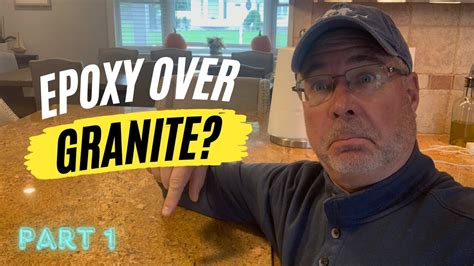 Epoxy Over Granite Countertops Part 1 Fixitwarrior Youtube