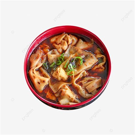 Wonton PNG Image Delicious Bowl Of Wonton Transparent Elements Wonton