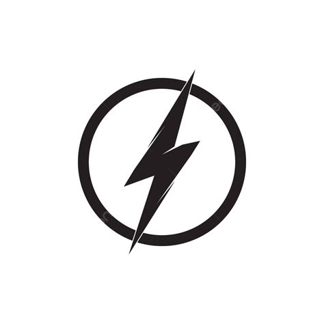 Lightning Thunder Bolt Electricity Logo Design Template Warning Modern